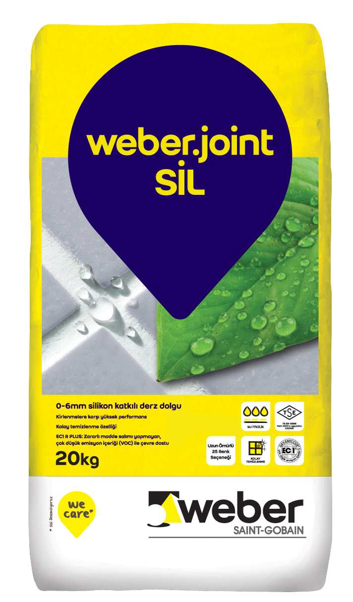 Weber Joint Sil Silikonlu Fuga Toprak Kahve 20 KG